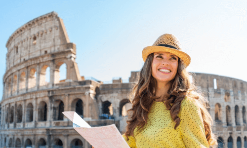 Information for visiting the Roman Pantheon: how to tour the colosseum types